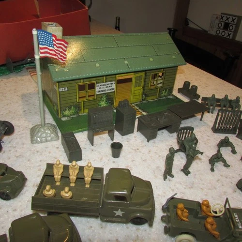 MARX Headquarters US Army Training Center #T3-21 Vintage Litho Tin