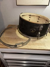 Leedy Black Ludwig Snare Drum Repair 7” X 14”