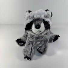 Signature Ganz Webkinz Raccoon retired HM143 Plush Toy. Super soft Baby No Code