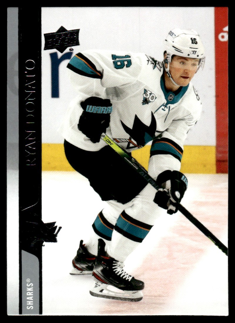 2020-21 UPPER DECK HOCKEY CARD RYAN DONATO #613 SAN JOSE SHARKS 6312
