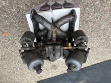 1959 To 1964 Daimler Dart Sp250 2.5 Intake Su Hd6 Carburetor Assembly Nice 1959 To 1964 Daimler Dart Sp250 2.5 Intake Su Hd6 Carburetor Assembly Nice