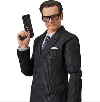 MEDICOM Toy MAFEX No.73 Kingsman Harry Galahad Hart 155mm Painted
