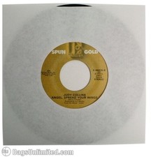 Bags Unlimited S7WR - 7 Inch 45 RPM Paper Record Sleeve - 100 Count White  New