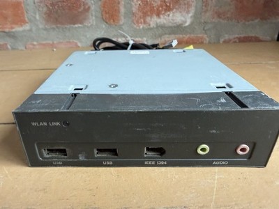 PC Frontpanel USB IEEE1394 Audio 5,25 Zoll Retro