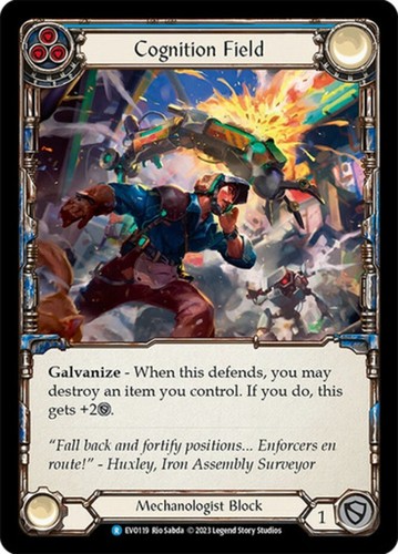 Cognition Field (Blue) EVO119 Bright Lights Flesh and Blood