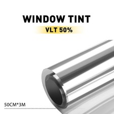 Window Tint Roll For Home Office Car Truck Auto - 20 X 10ft 50 Vlt Silver Window Tint Roll For Home Office Car Truck Auto - 20 X 10ft 50 Vlt Silver