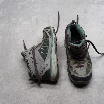 Vasque Womens 8M Hiking Boots Grey Mesh Monolith Mid UltraDry Waterproof 7347M