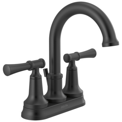 Delta Chamberlain Bathroom Faucet Matte Black-Certified Refurbished