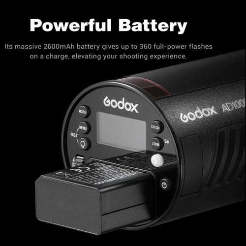 AU Godox AD100pro 2.4G TTL Strobe HSS Pocket Camera Pocket Flash Speedlite - Picture 7 of 8