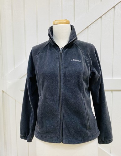 Columbia Petite M PM Black Soft Fleece 