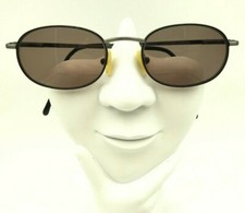 Vintage Bulova Signature London Gray Oval Sunglasses FRAMES ONLY