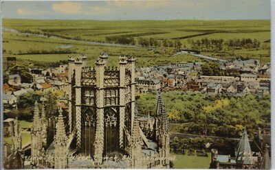 Alte Ansichtskarte Ely Cathedral Vom Westturm