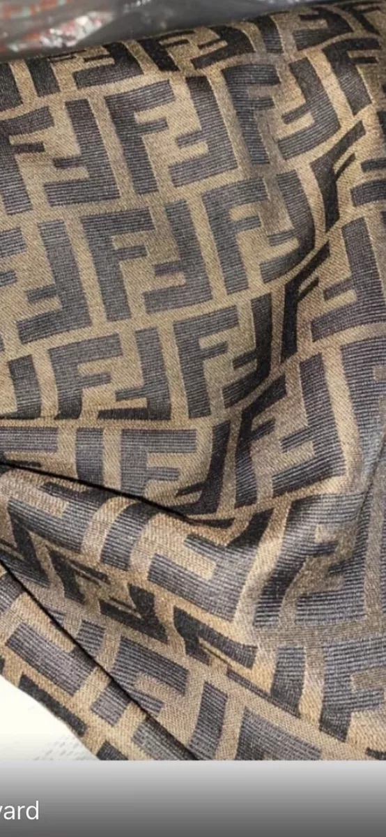 Designer Fabric By The Yard Fendi Back In Stock Good For Upholstery