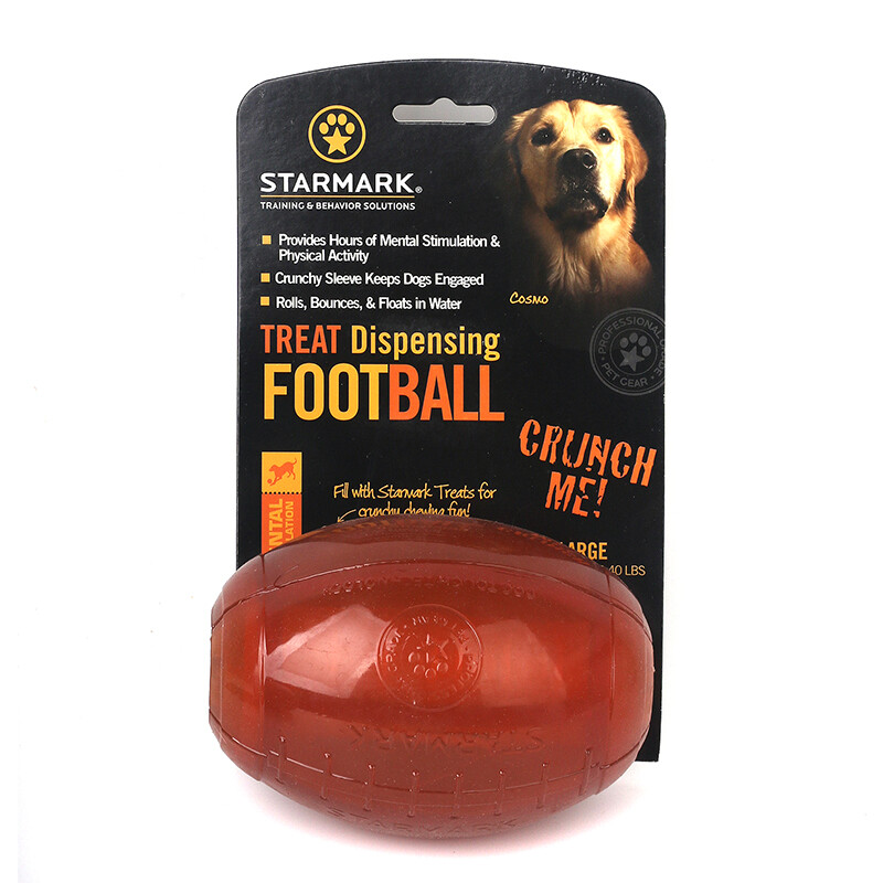 starmark treat dispensing football