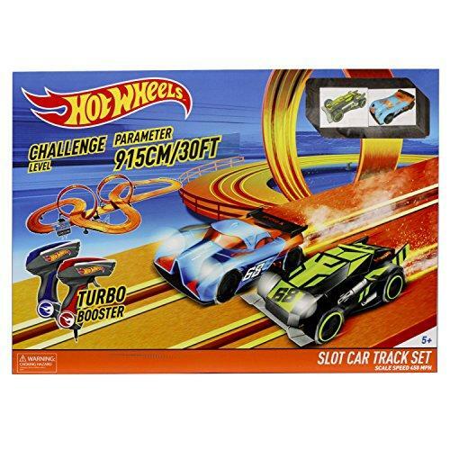 hot wheels electric 30 inch slot track