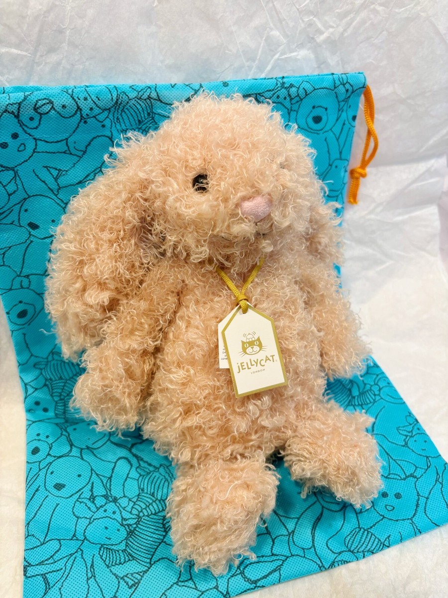 Jellycat Bunny Bashful Luxe Bunny Curly Brown rabbit medium