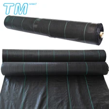 6×300ft 3.2oz Garden Heavy Duty Weed Barrier Landscape Fabric Block Gardening