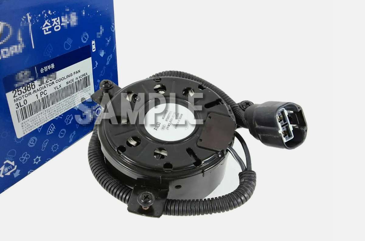 Genuine 253862S500 Radiator Cooling Fan Motor for Tucson IX 2014