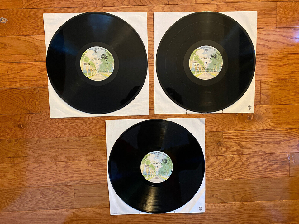 Grateful Dead Europe '72 3LP Warner Bros 3WX 2668 1977 Pressing Tri