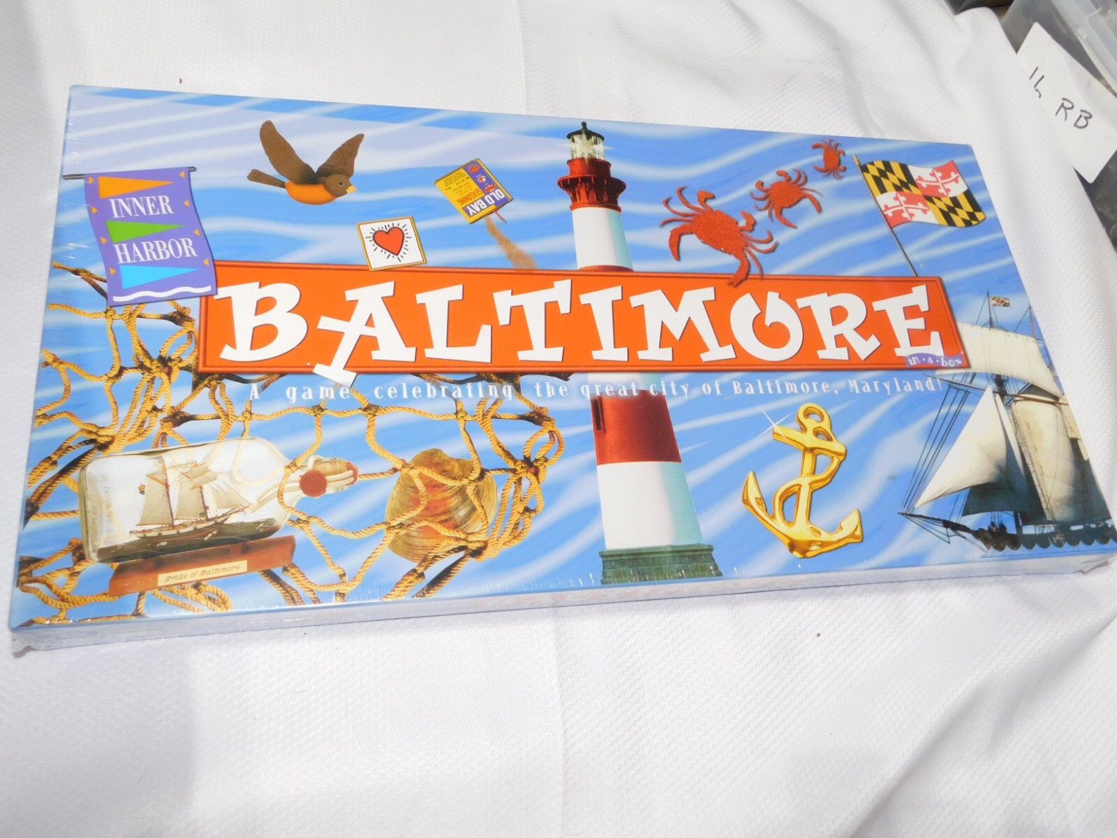 New Sealed Vintage Baltimore In A Box Board Game Monopoly Style Game