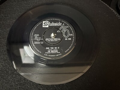 The Contours Can You Do It UK 1964 7  Vinyl Record VG