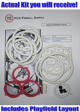 1979 Brunswick/Briarwood Aspen Pinball Machine Rubber Ring Kit