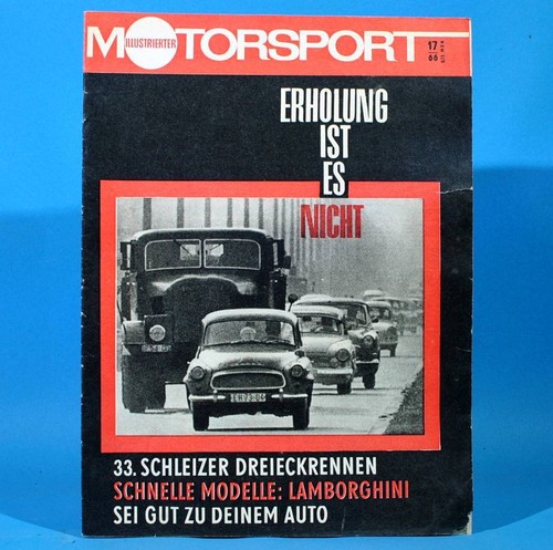 DDR IMS 17 1966 Illustrierter Motorsport Lamborghini Taveri Ford Zephyr Zodiac M