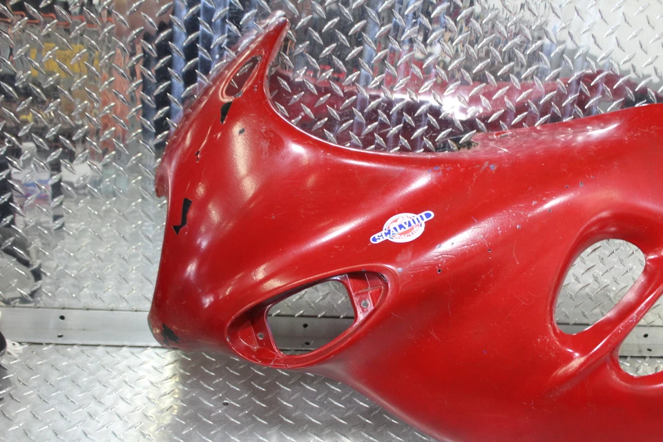 Suzuki Katana 600 GSX600F 1998 carenado lateral medio superior izquierdo lengüetas rotas y erupción Foto 2 de 4