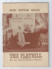 Original Playbill 1948 High Button Shoes Phil Silvers Nanette Fabray Shubert
