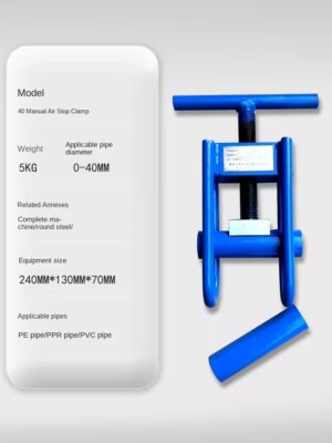 Fixture Plugging Clamp Water Mains Hydraulic Water Stop Clamp Pipe Clamps