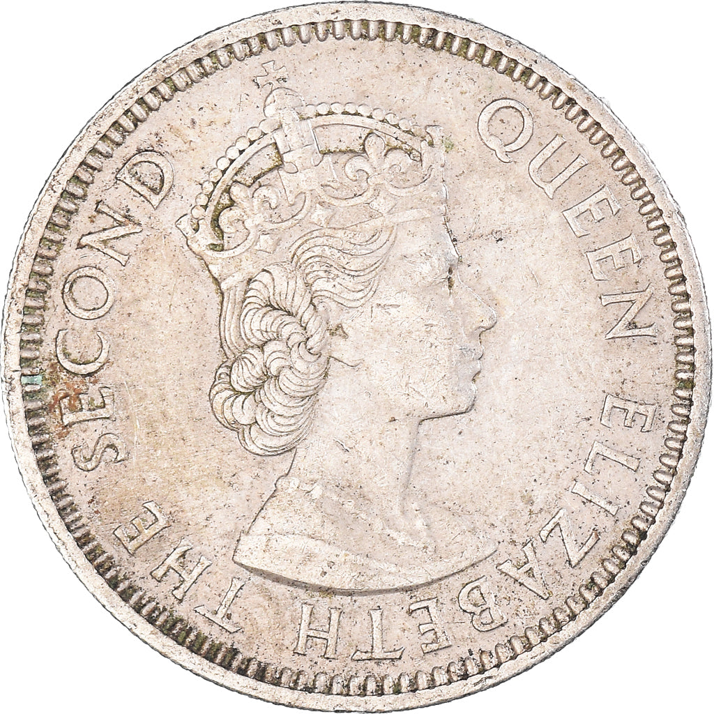 Eastern Caribbean States Coin 25 Cents | Golden Hind Ship | 1955