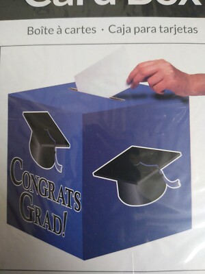 congrats grad card box Fiesta Fun Grad Card Box main image 0