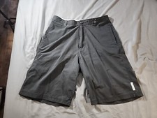 O'Neill Mens Flat Front Chino Shorts Size 34 Black Pockets 34x10