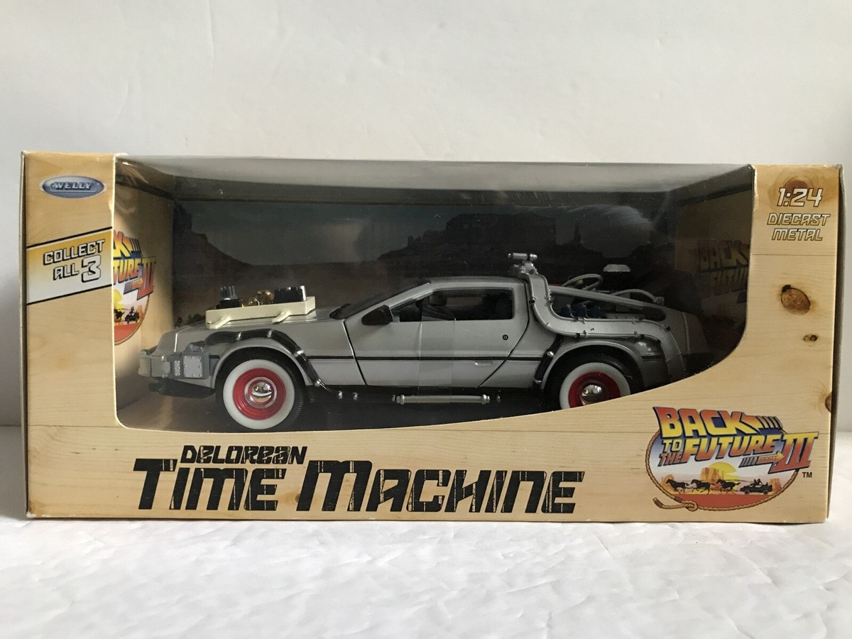 DeLorean DMC-12 Time Machine BACK TO THE FUTURE 3 -1:24 Diecast