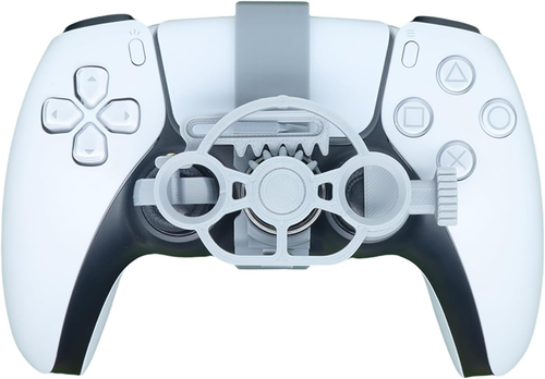 LICHIFIT Mini Volante per PS5 Racing Game Controller Simulatore Di Guida Volante - Foto 7 di 12