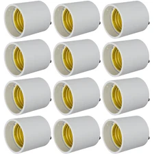 12 Pack Sunlite E139 GU24 To Medium (E26) Base Adapter