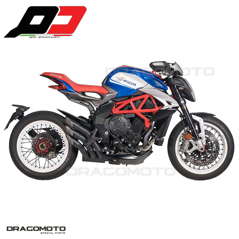 MV AGUSTA DRAGSTER 800 RR 2020 Pot chappement QD POWER GUN Noir