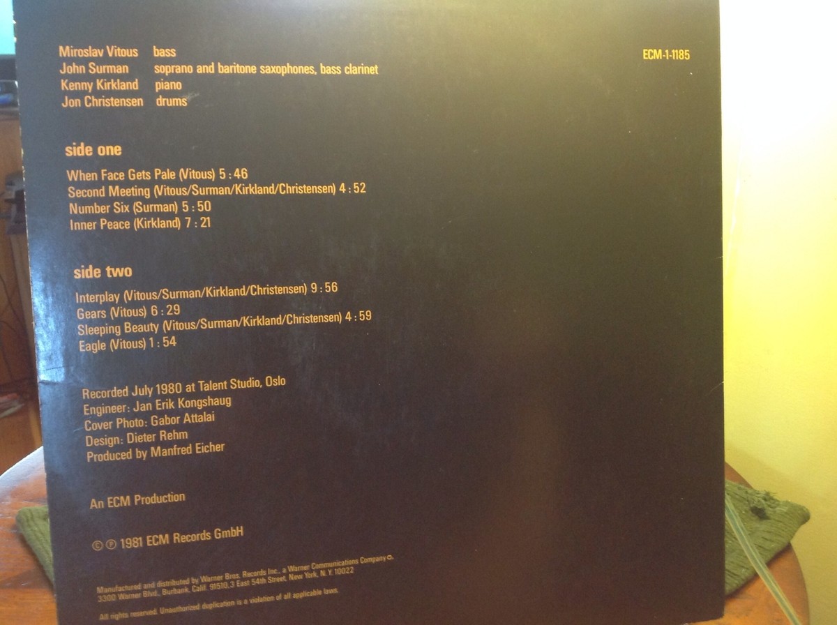 MIROSLAV VITOUS - Group ~ ECM 1185 {nm} w/Surman, Kirkland