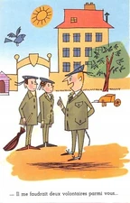 Cpa Military Humor Illustrator Edit Walnut N1