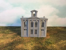 City Hall Building ~ Courthouse ~  N Scale 1:160 ~ Hollow ~ 2pc EASY to Assemble