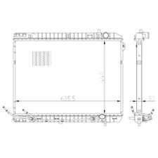Refrigerador refrigeración del motor NRF para KIA Carnival/Grand VQ