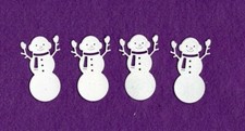 SNOWMAN MAMA die cuts scrapbook cards