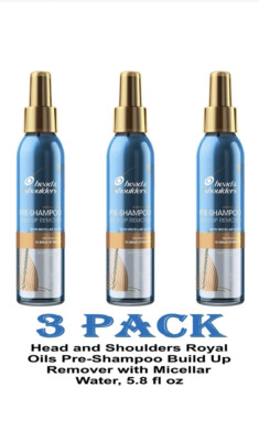 Head and Shoulders Royal Oils Pre-Shampoo Build Up Remover ( 3 PACK)