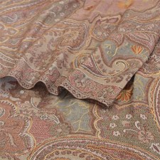 Sanskriti New Scarf Embroidered Woolen Indian Shawl White Woven Work Stole