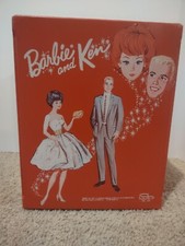 Vintage 1964 Barbie and Ken Case With 1960 Ken Doll