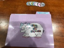 Elmer Ella Elephants Color Number Words Grade K math file folder game teacher