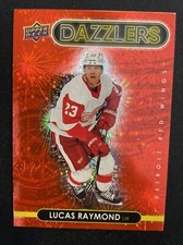 21-22 UD Series 2 Hockey Rookie Red Dazzlers DZ-68 Lucas Raymond