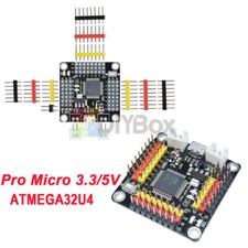 Pro Micro ATMEGA32U4-AU 3.3V 8M/ 5V 16M Development I/O Board for Arduino
