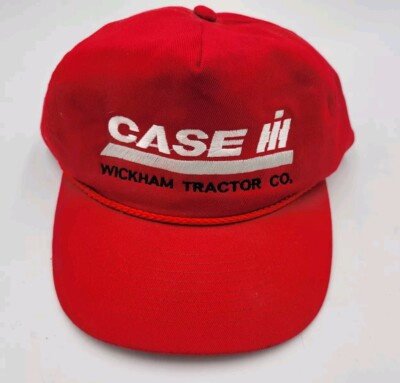 Case Tractor Wickham Tractor Co Greeley, CO Dealership Snapback Rope Cord Hat