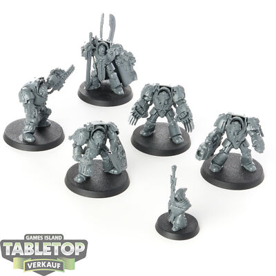 Dark Angels - 5 x Deathwing Command Squad - unbemalt
